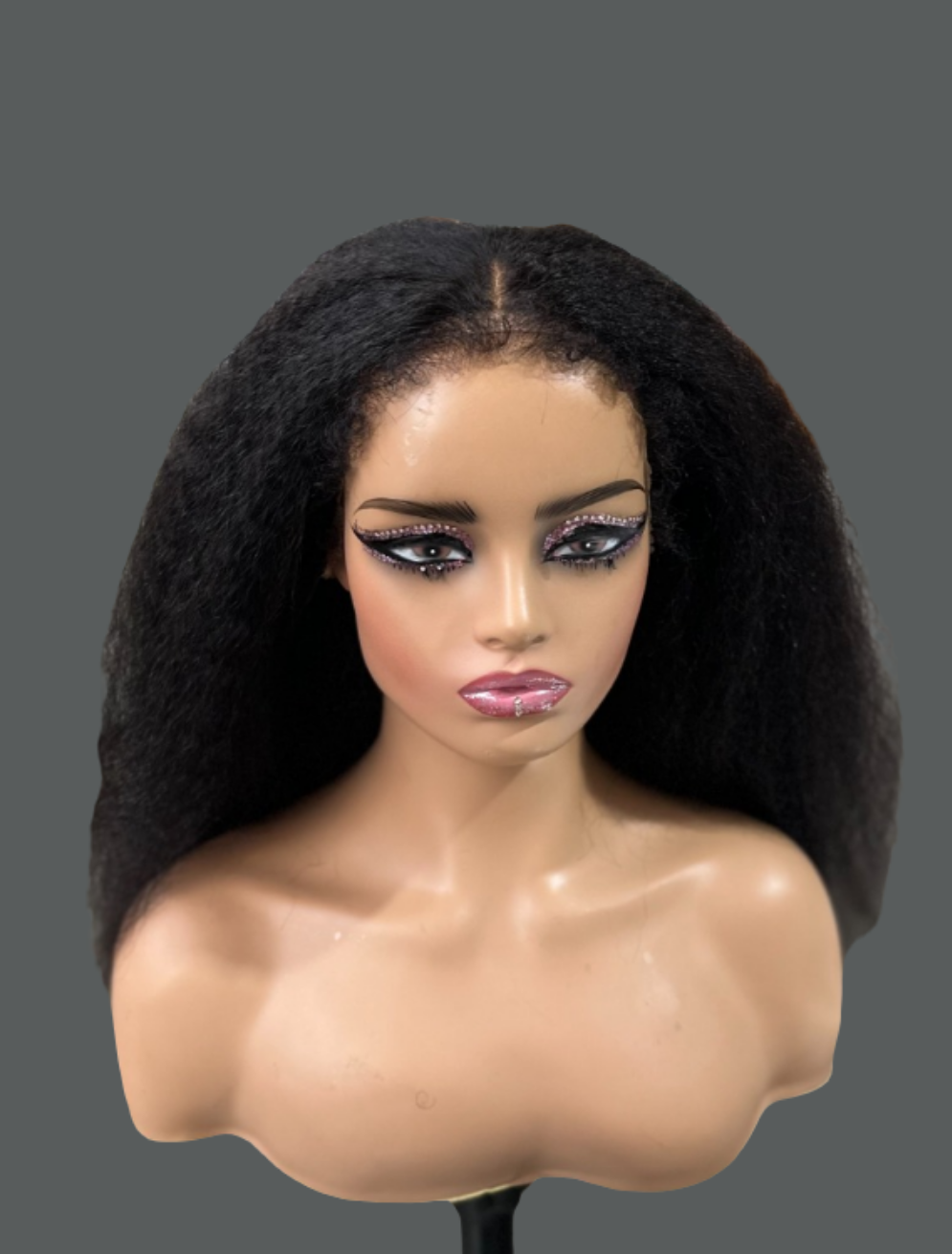 360 lace glueless kinky with baby hair