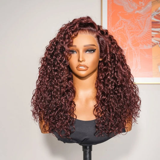 Cherry Cola Irregular Curl Wig