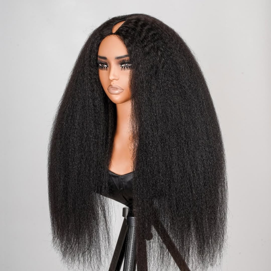 Kinky Straight V-Part Wig