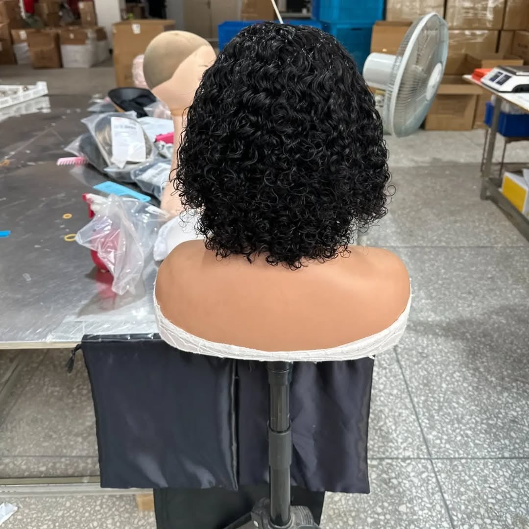 Kinky Curly HD Pixie Wig