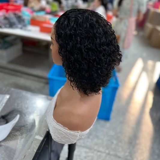 Kinky Curly HD Pixie Wig