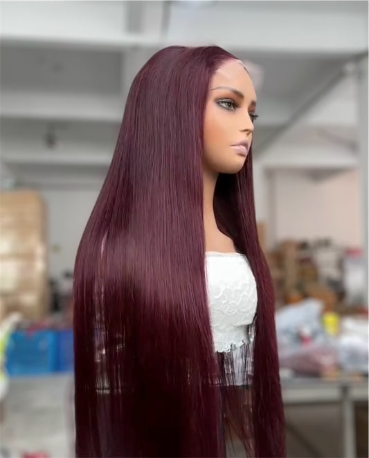 Burgundy Wig