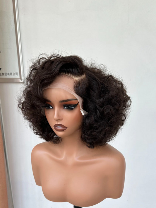 Curly Glam Lace Front Wig