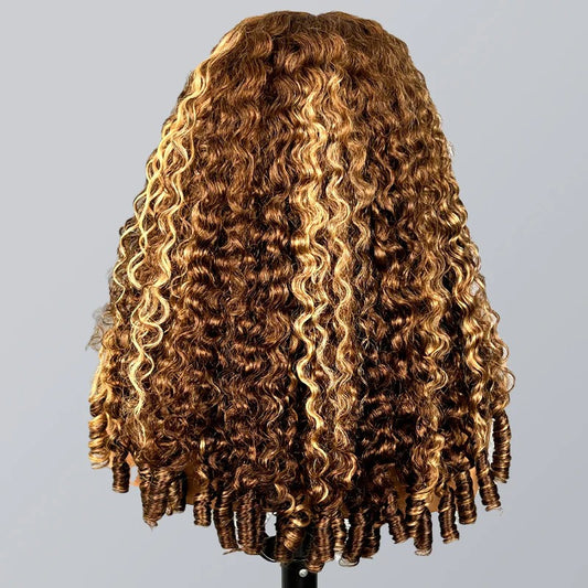 Voluminous Raw Curly