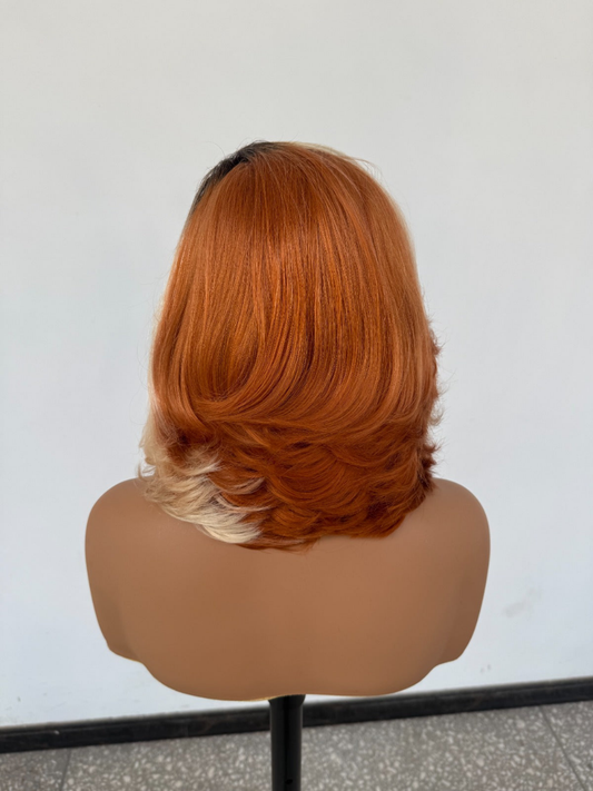 Double drawn wig