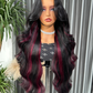 Burgundy-Black Body Wave