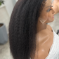 360 lace glueless kinky with baby hair
