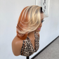 Double drawn wig