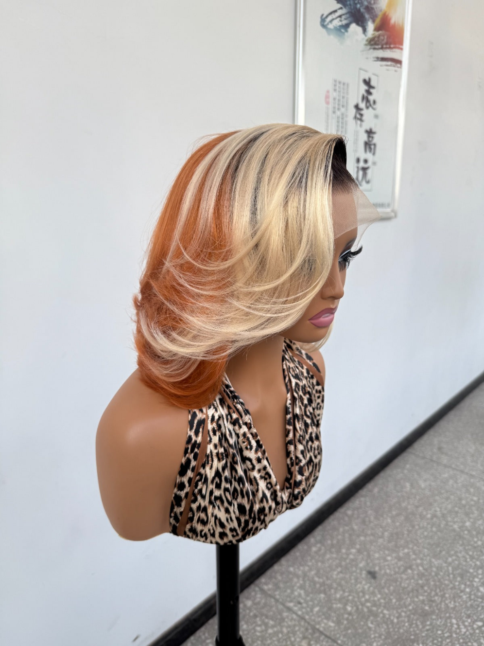 Double drawn wig