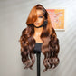 Chocolate Auburn Body Wave Wig