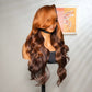 Chocolate Auburn Body Wave Wig