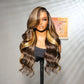 Golden Glow Highlight Wig