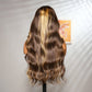 Golden Glow Highlight Wig