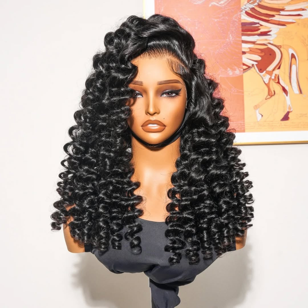 Voluminous Wand Curls HD Wig