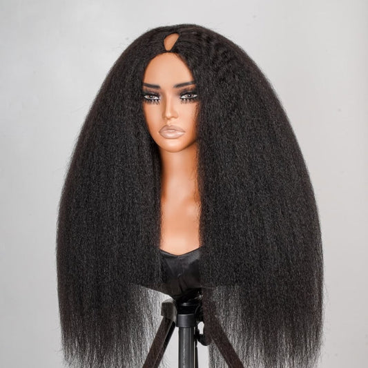 Kinky Straight V-Part Wig