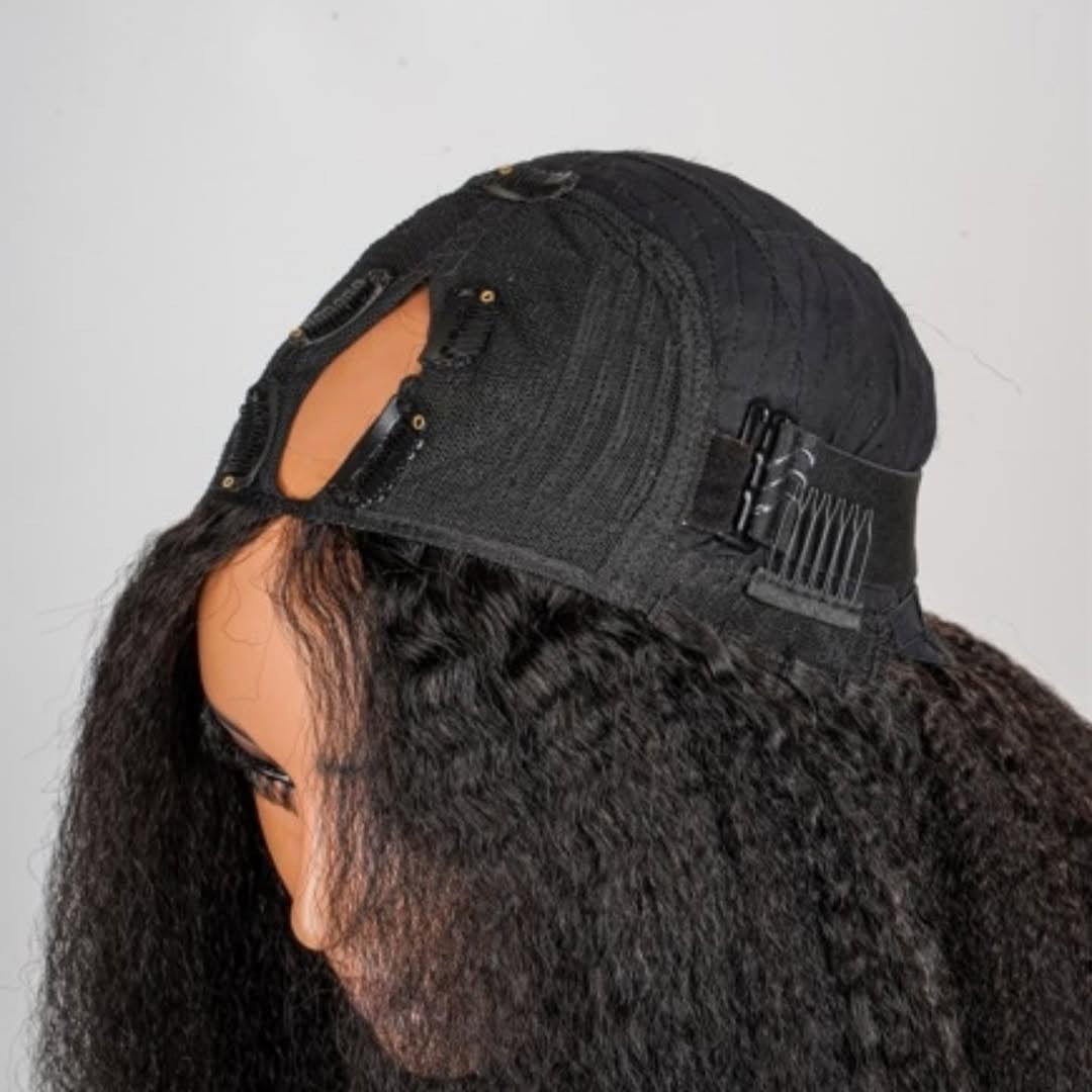 Kinky Straight V-Part Wig