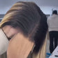 HD Wig with Ash Blonde Highlights