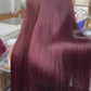 Burgundy Wig