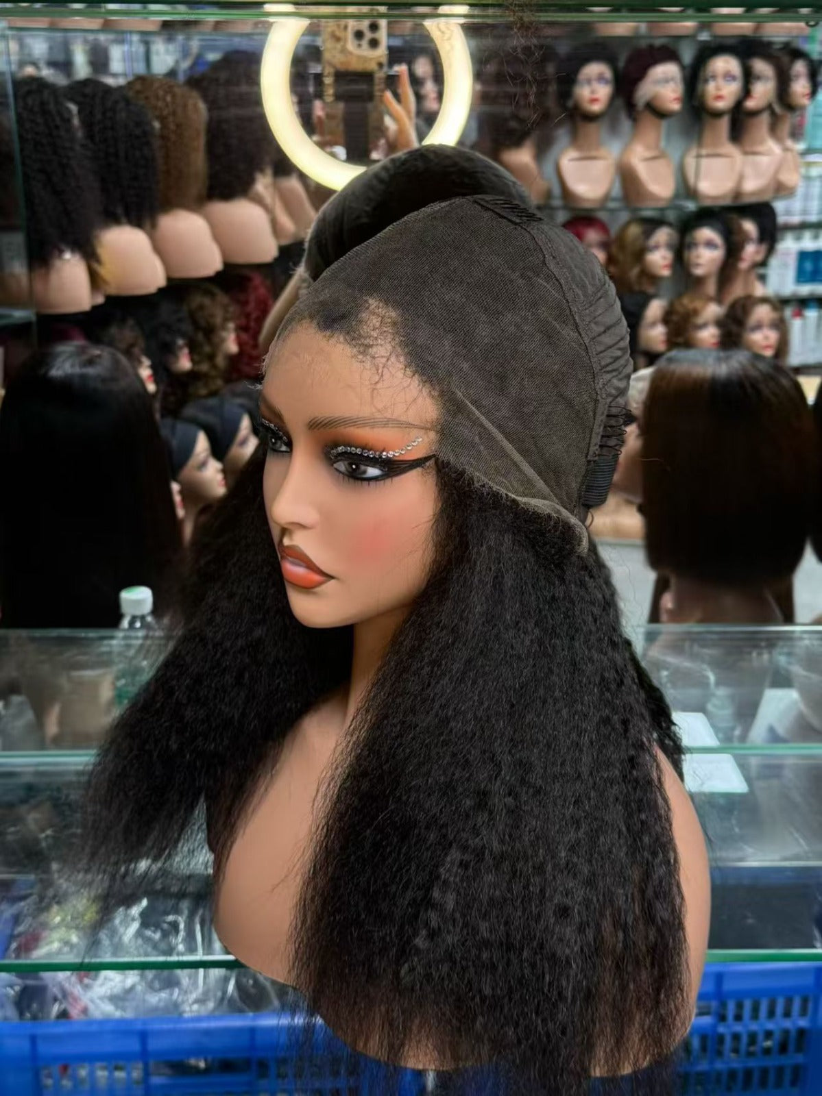 Colored Kinky Wigs