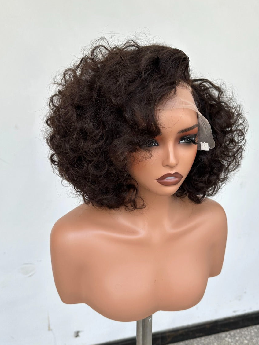 Curly Glam Lace Front Wig