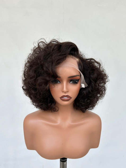 Curly Glam Lace Front Wig