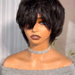 Black Pixie Cut