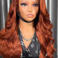 Layered Wavy Ginger Color